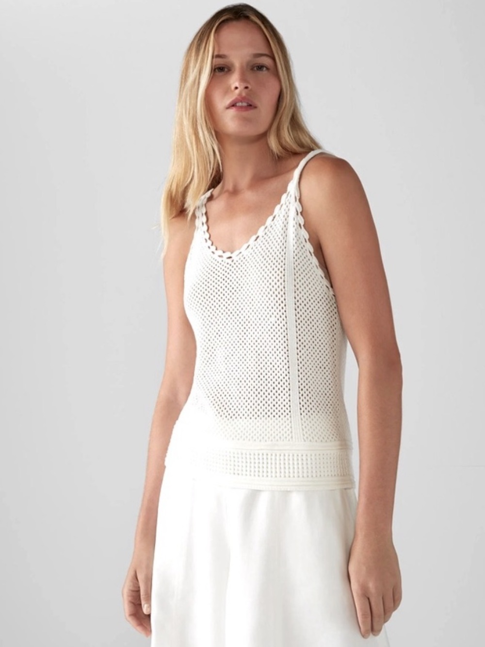 LIKE NEW Club Monaco Crochet Tank
